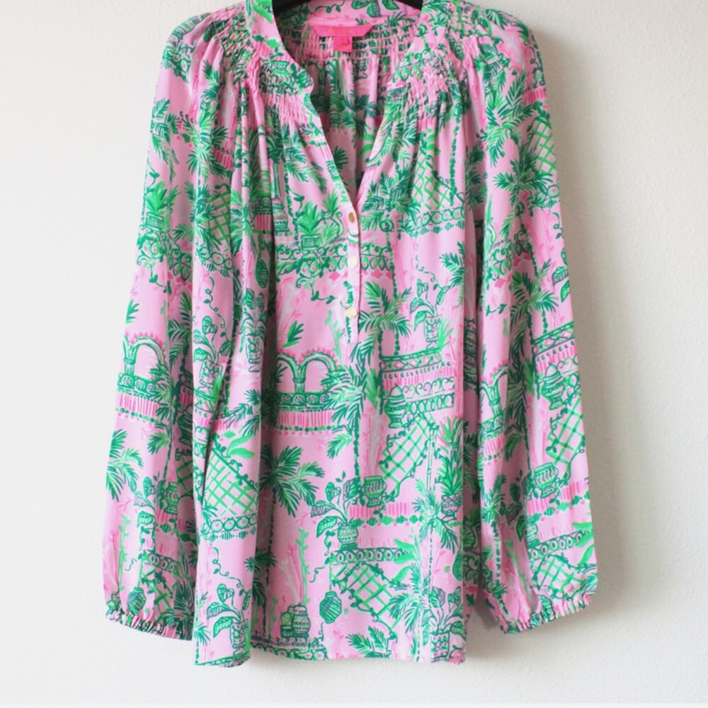 Lilly Pulitzer Elsa Silk Top
